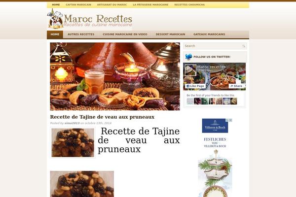 maroc-recettes.com site used Glorius