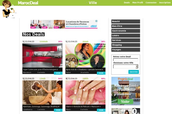 marocdeal.com site used Group-buying-theme
