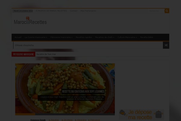 marocrecettes.com site used Azalea