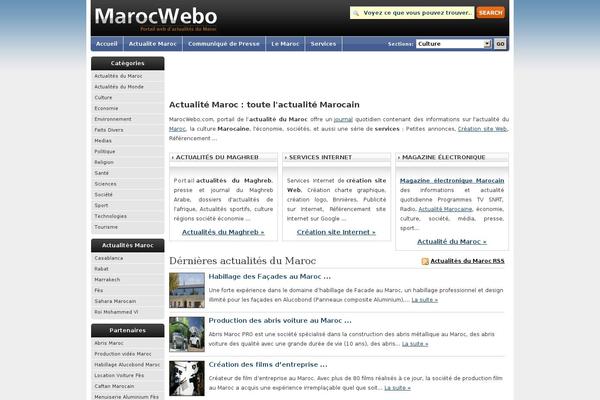 marocwebo.com site used Maroc