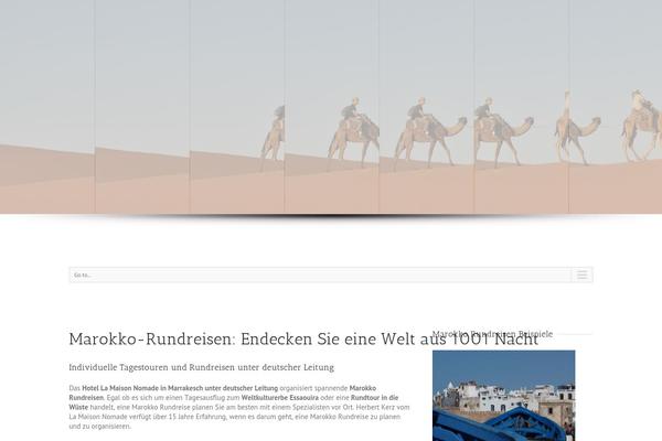 Avada theme site design template sample