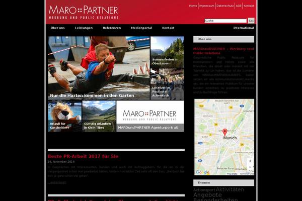 maro theme websites examples