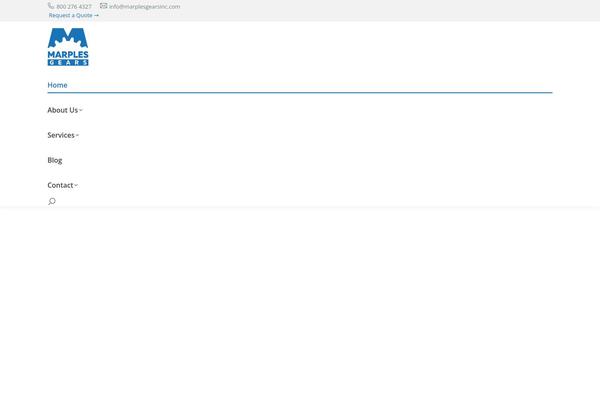 WordPress website example screenshot