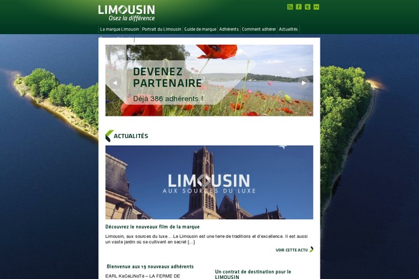 limousin theme websites examples