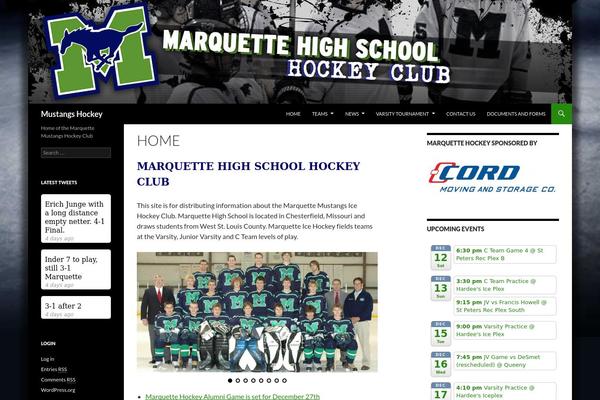 WordPress website example screenshot