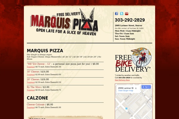 marquispizza.com site used Starkers