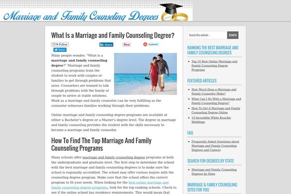 marriageandfamilycounselingdegrees.com site used Nomadic Child Theme