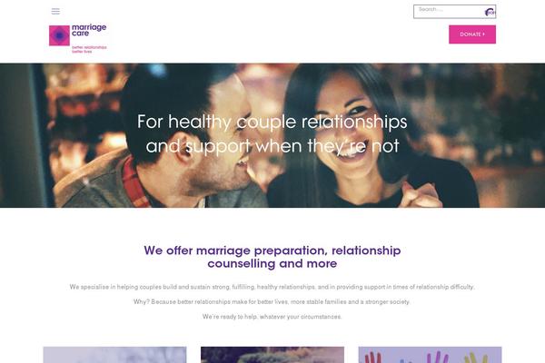 marriagecare.org.uk site used Mc-theme