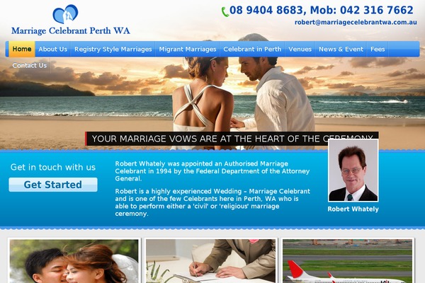 marriagecelebrantwa.com.au site used Marriage