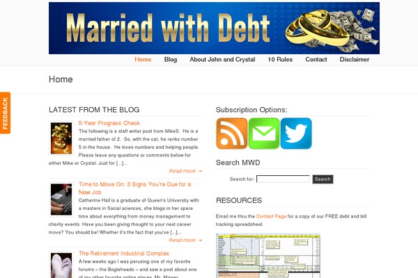 marriedwithdebt.com site used Bosa