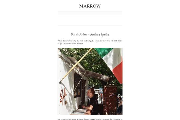 marrowmag.com site used Verticaltheme