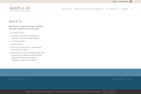 Enfold theme site design template sample