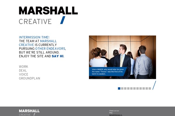 marshall-creative.com site used Marshall