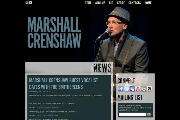 marshallcrenshaw.com site used Marshallcrenshaw