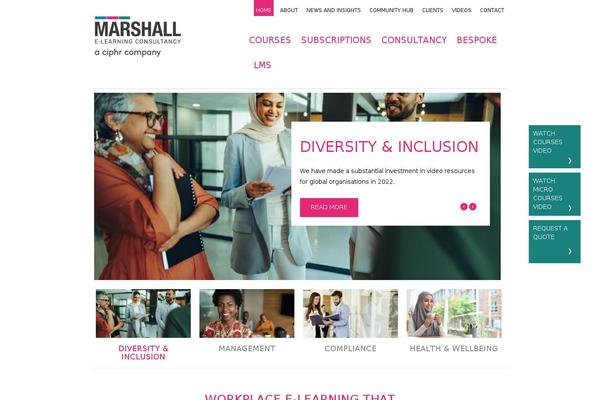 marshallelearning.com site used Marshalls