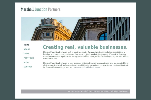 WordPress website example screenshot