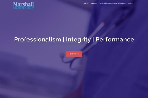 WordPress website example screenshot