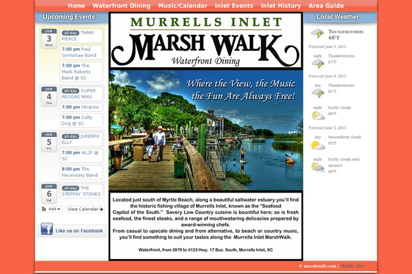 marshwalk.com site used B-theme