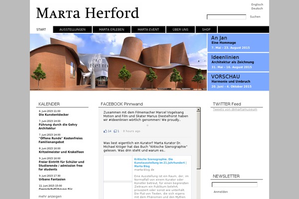 WordPress website example screenshot