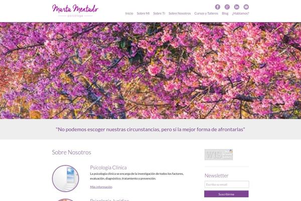 WordPress website example screenshot