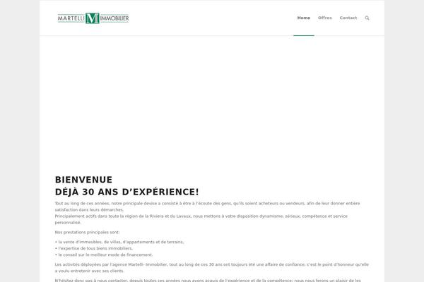 WordPress website example screenshot