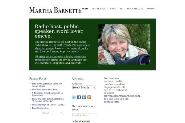 marthabarnette.com site used Specialist