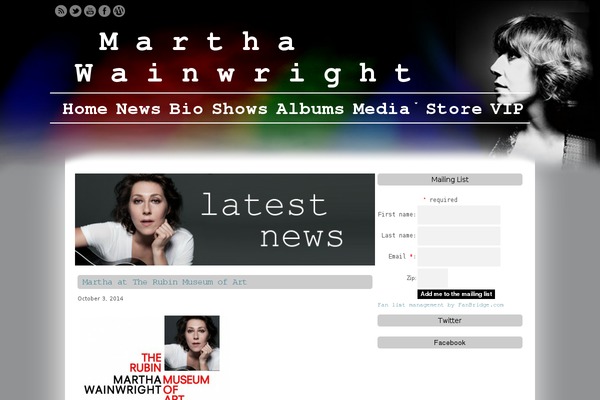 marthawainwright.com site used Wp_stereo5-v1.0