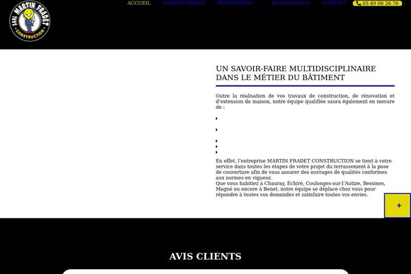 WordPress website example screenshot