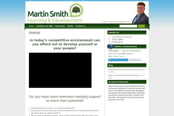 WordPress website example screenshot