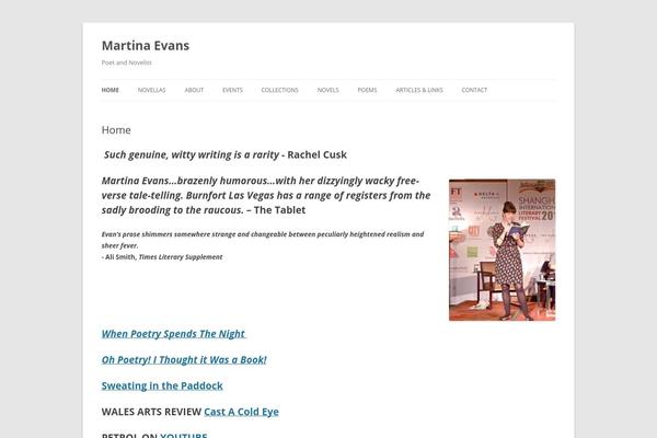 Twenty Twelve theme site design template sample
