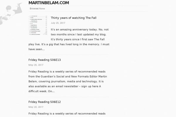 martinbelam.com site used Origin Child
