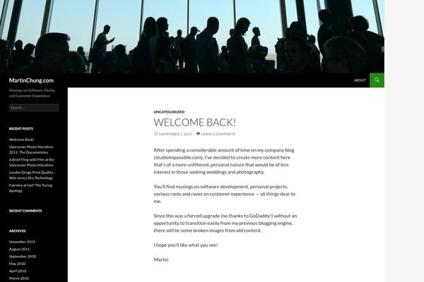 WordPress website example screenshot