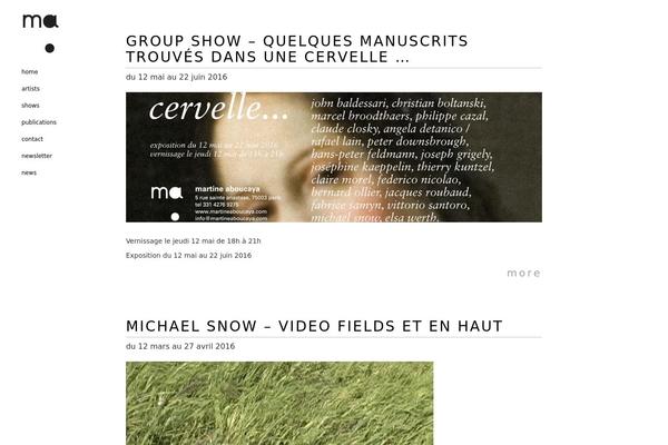 martine theme websites examples