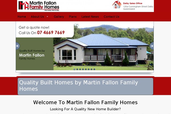 martinfallonfamilyhomes.net.au site used Evalornia
