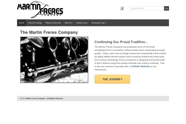 Twenty Twelve theme site design template sample