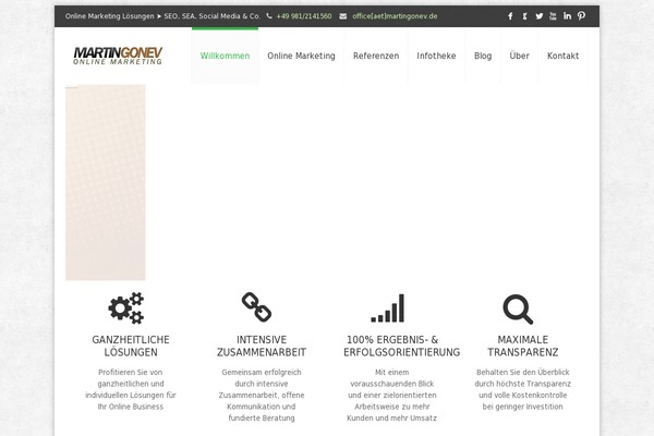 WordPress website example screenshot