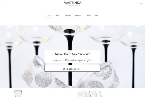 martinkacrystal.com site used Martinka