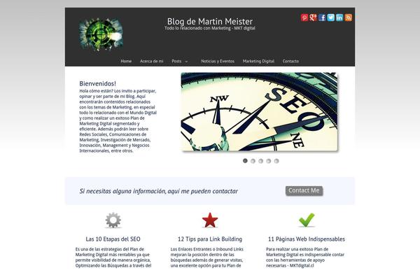 Blogbox theme site design template sample