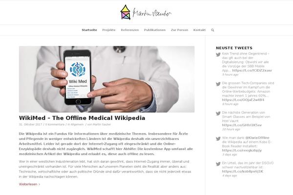 WordPress website example screenshot