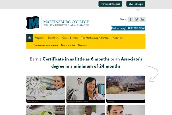 martinsburgcollege.edu site used Mc_child