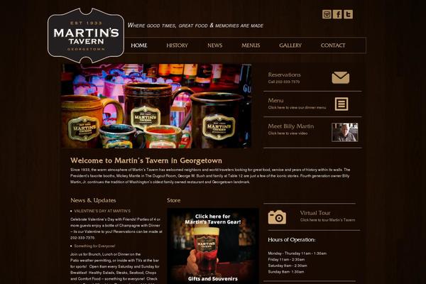 martinstavern.com site used Martins_tavern