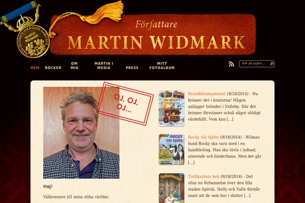 martinwidmark.se site used Forlag