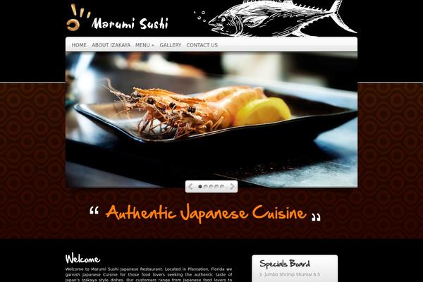 marumisushi.net site used Marumi_web