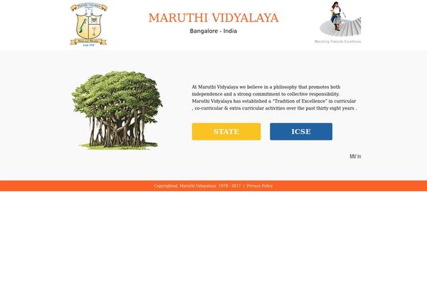 maruthividyalaya.com site used Mvschool