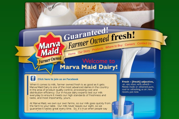 marvamaid.com site used Marva