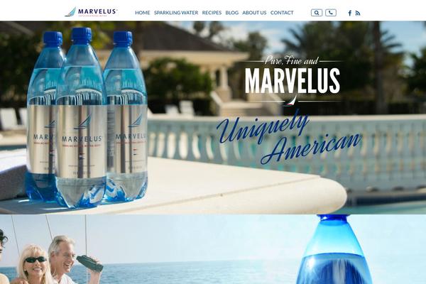 marveluswater.com site used Marvelus