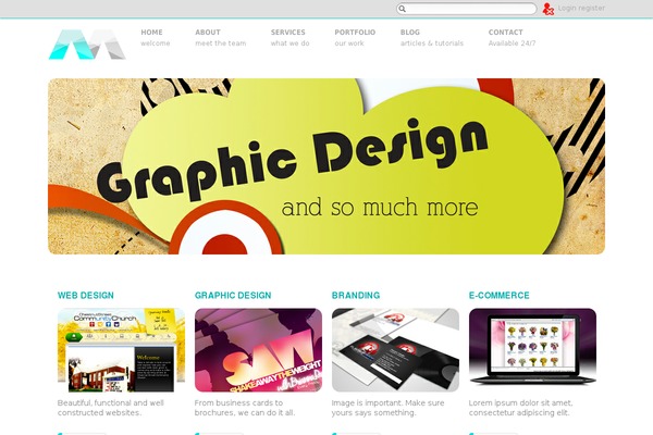 Marvilmedia theme site design template sample