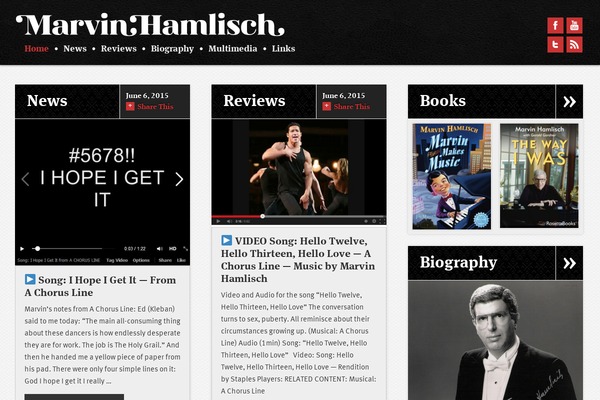 marvinhamlisch.com site used Marvinhamlisch