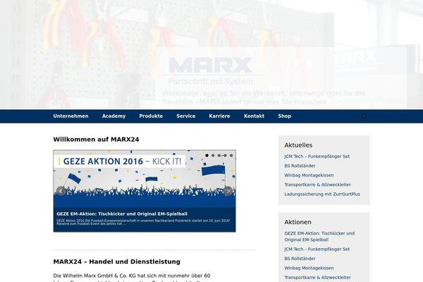 WordPress website example screenshot