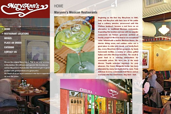 Ristorante theme websites examples